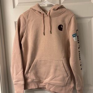 Carhartt Clarksburg Hoodie in light pink